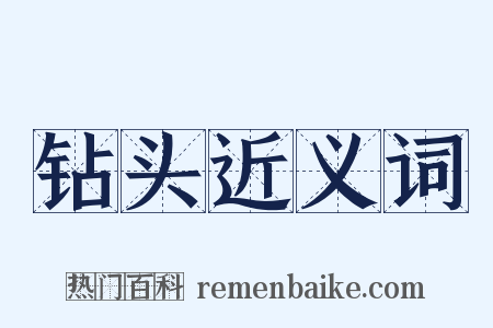 钻头近义词是什么意思的图片